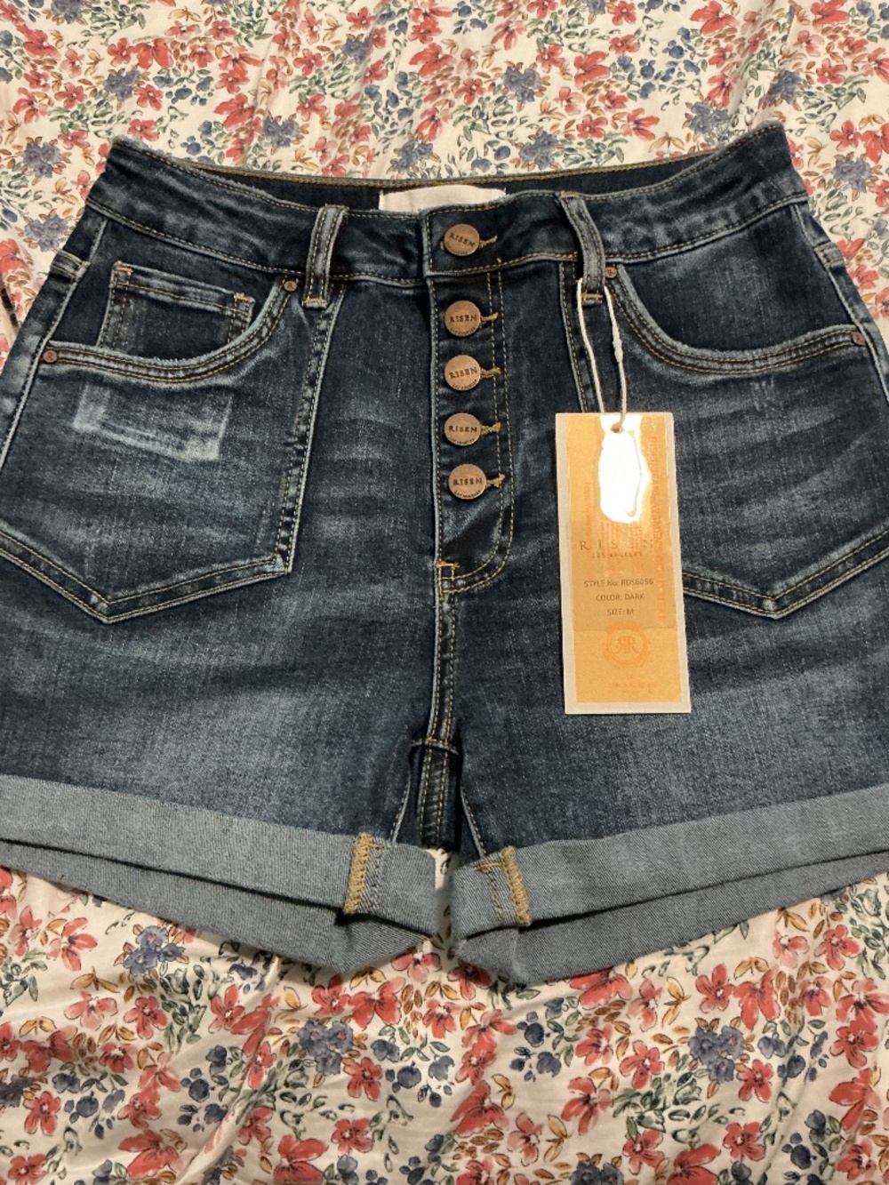 NWT Risen Denim Shorts